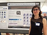 CIRES Visiting Fellow Marta Moreno Ibanez poses by her poster at Rendezvous 2024 - Rendezvous 2024