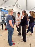 Janet garcia and .... at Rendezvous 2024 poster session - Rendezvous 2024