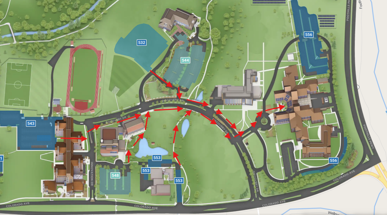 CU Parking Map